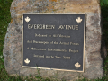 evergreen-plaque
